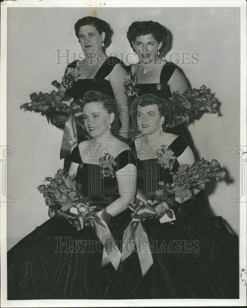 1950 Press Photo Sweet Adelines harmony Belles Arcadia national Convention - Historic Images