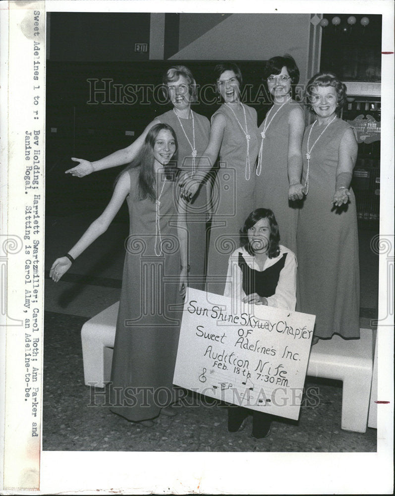 1975 Press Photo Sweet Adelines Women Singers Sunshine Skyway Chapter - Historic Images