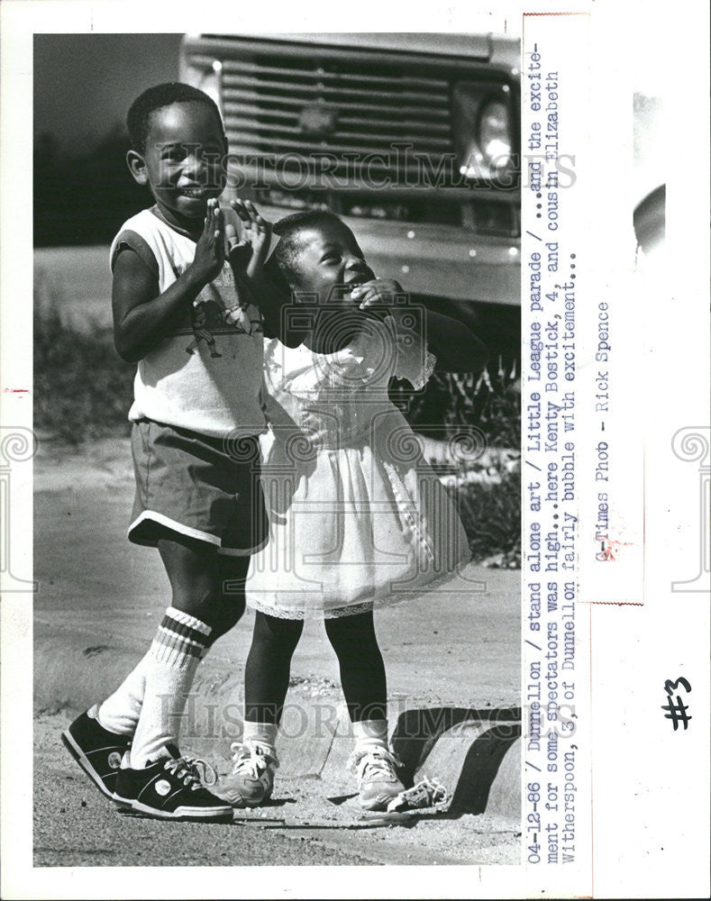 1986 Press Photo  DUNNELLON LITTLE LEAGUE ELIZABETH WITHERSPOON KENTY - Historic Images