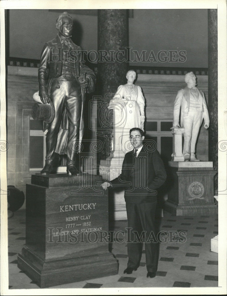 1934 Press Photo Senator Elect Rush Holt West Virginia Washington DC Capitol - Historic Images