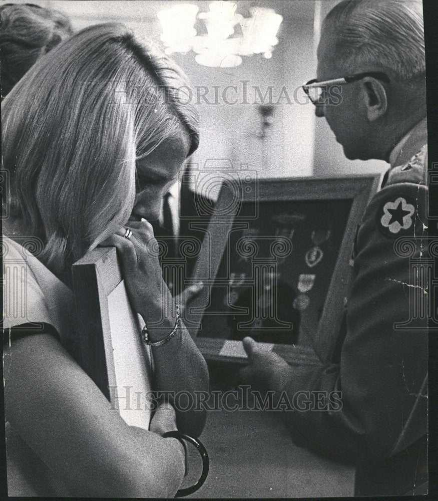 1968 Press Photo Vietnam War American Military Casualties Russel Peterson - Historic Images