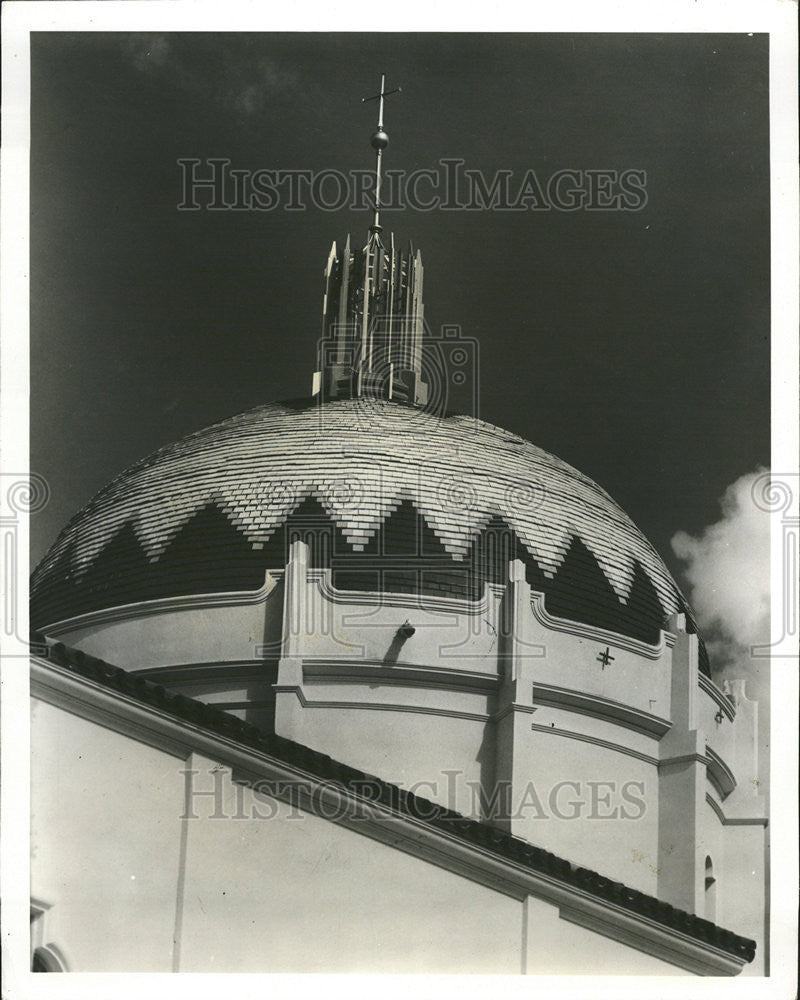 1965 Press Photo Steeples Church - Historic Images