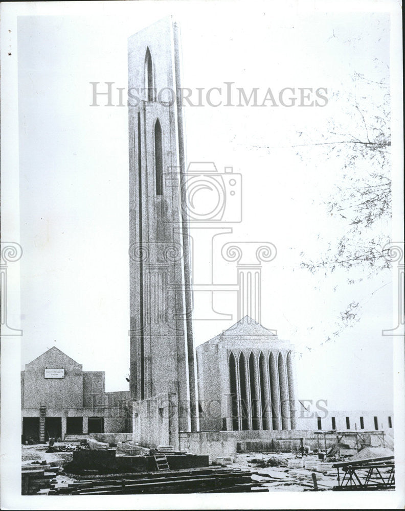 1968 Press Photo Church Steeple - Historic Images