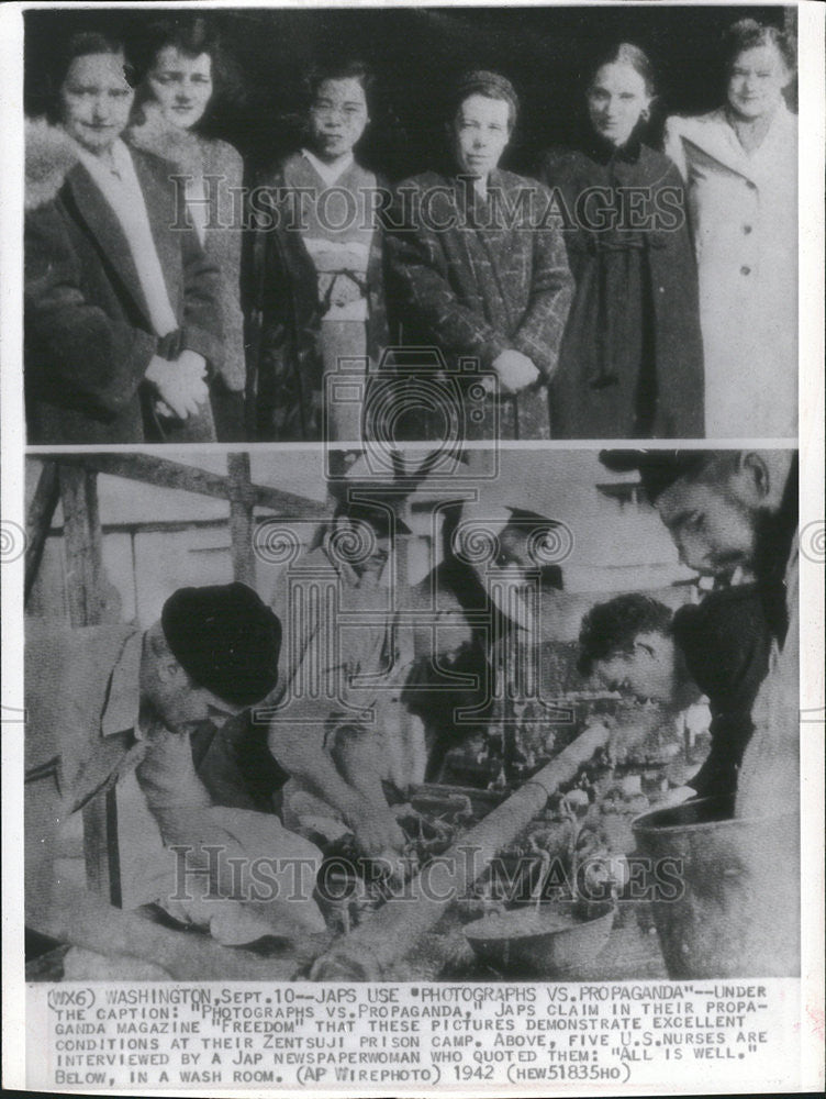 1942 Press Photo Propaganda Japs Magazine Freedom - Historic Images