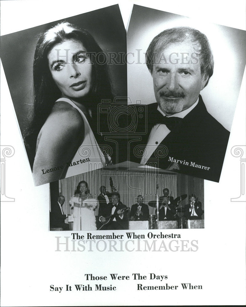 1996 Press Photo The Remember When Orchestra Musicals - Historic Images