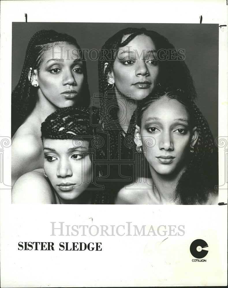 1979 Press Photo Sister Sledge American Music Group - Historic Images