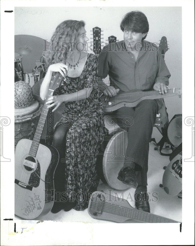 1988 Press Photo Tammerlin American Folk Musical Duo - Historic Images