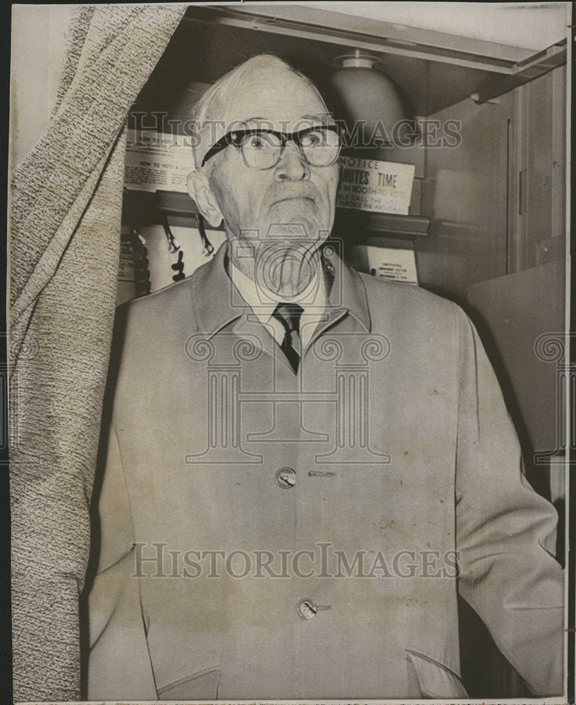 1968 Press Photo Former President Harry S Truman Politician - Historic Images