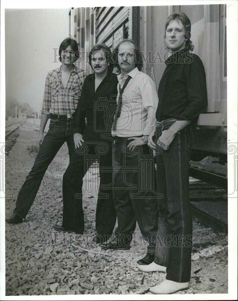 1982 Press Photo Rich And Famous Jeff Knauff Ed Schew Bodenhamer Music Group - Historic Images