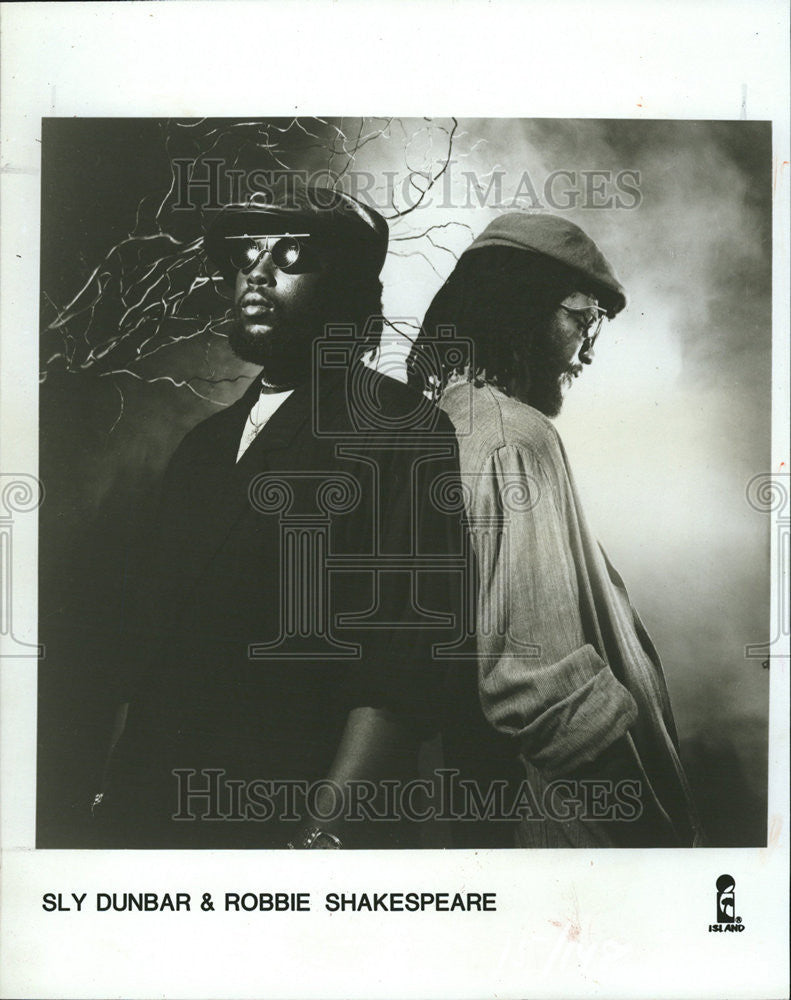 1988 Press Photo Sly Dunbar and Robbie Shakespeare - Historic Images