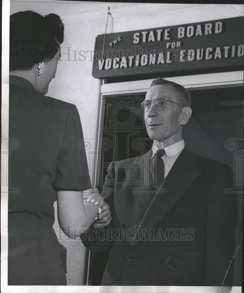 1953 Press Photo Dorsey Richardson State Board - Historic Images