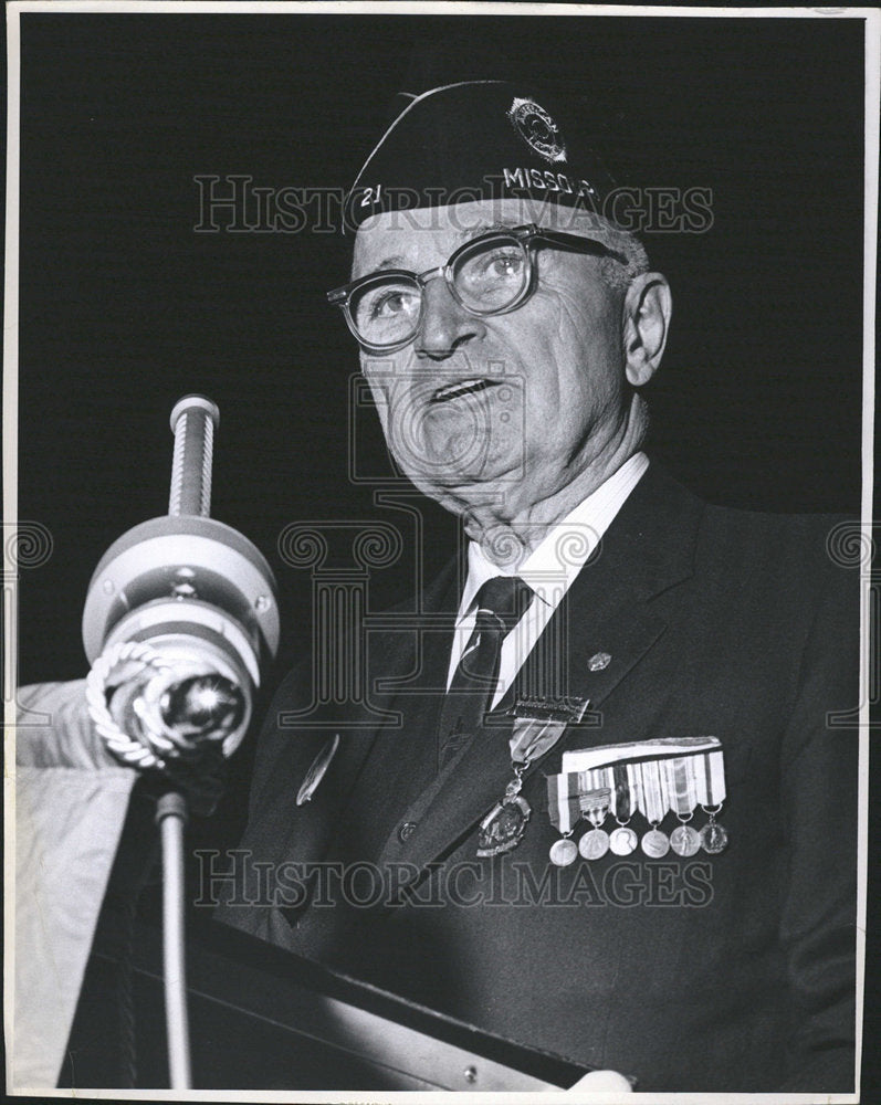 1961 Press Photo President Harry S. Truman Colorado Visit - Historic Images