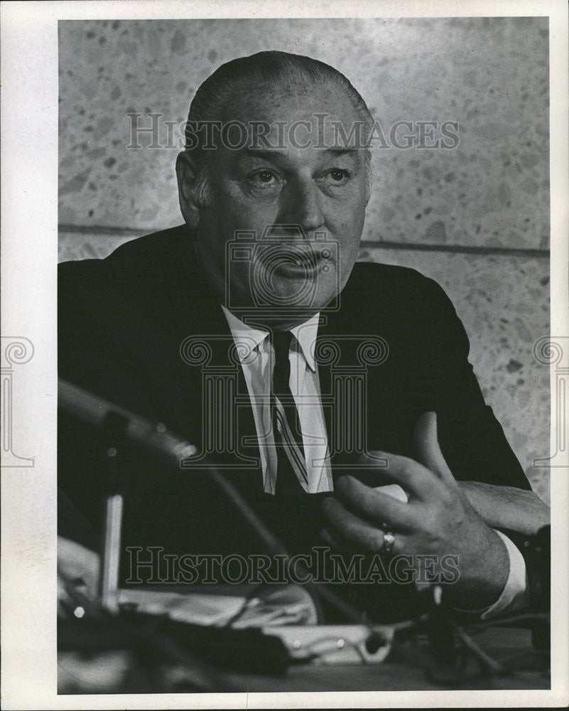 1969 Press Photo Winthrop Rockefeller Politician Philanthropist Serve Governor - Historic Images