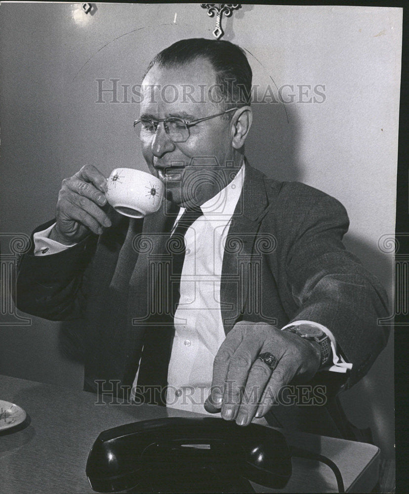 1960 Press Photo Representative Byron Rogers, Democrat - Historic Images