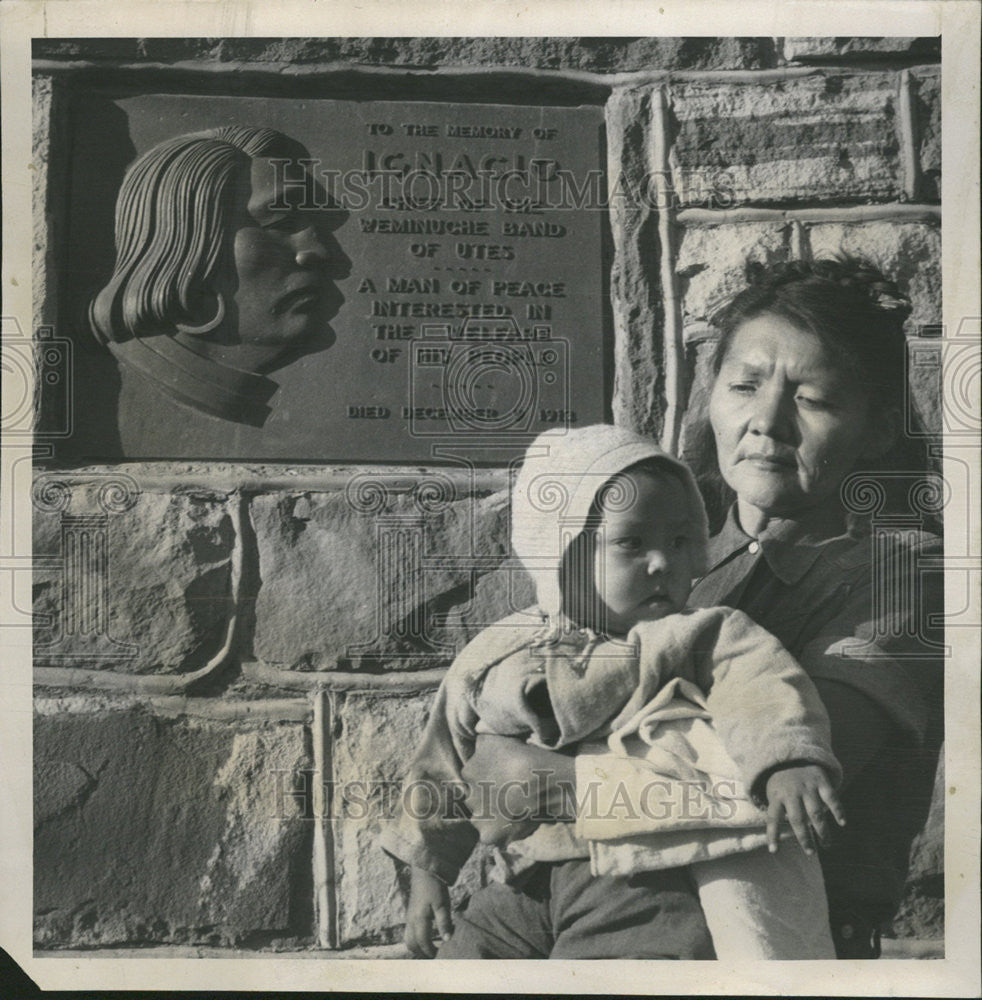 1951 Press Photo Mrs.Mary B.Chavez lost her child due to doctor&#39;s carelessness. - Historic Images