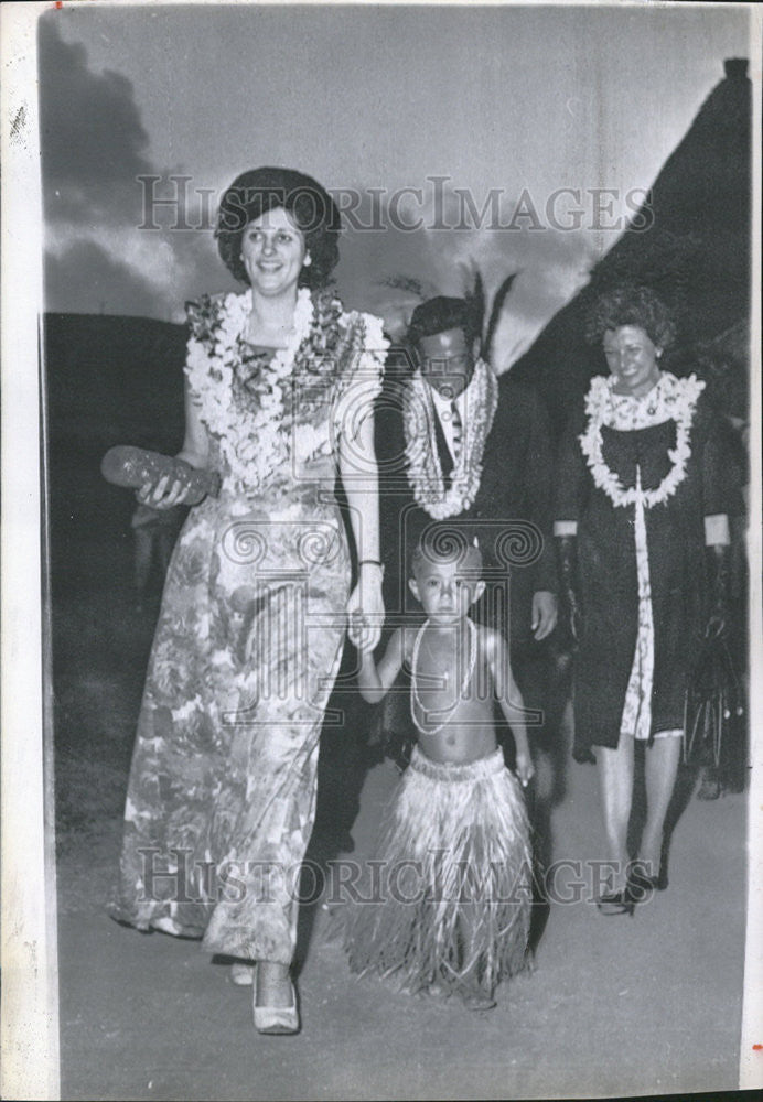 1984 Press Photo Lynda Bird Johnson Robb United States President Lyndon Baines - Historic Images