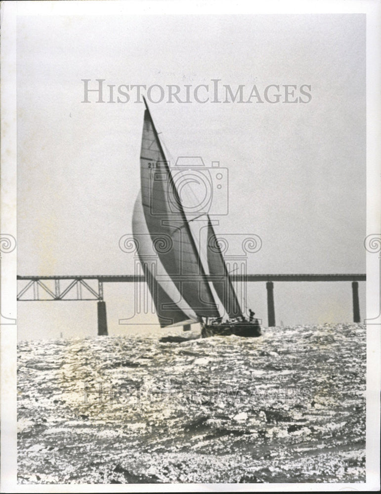 Cirollo Sailboat Florida Coast - Historic Images