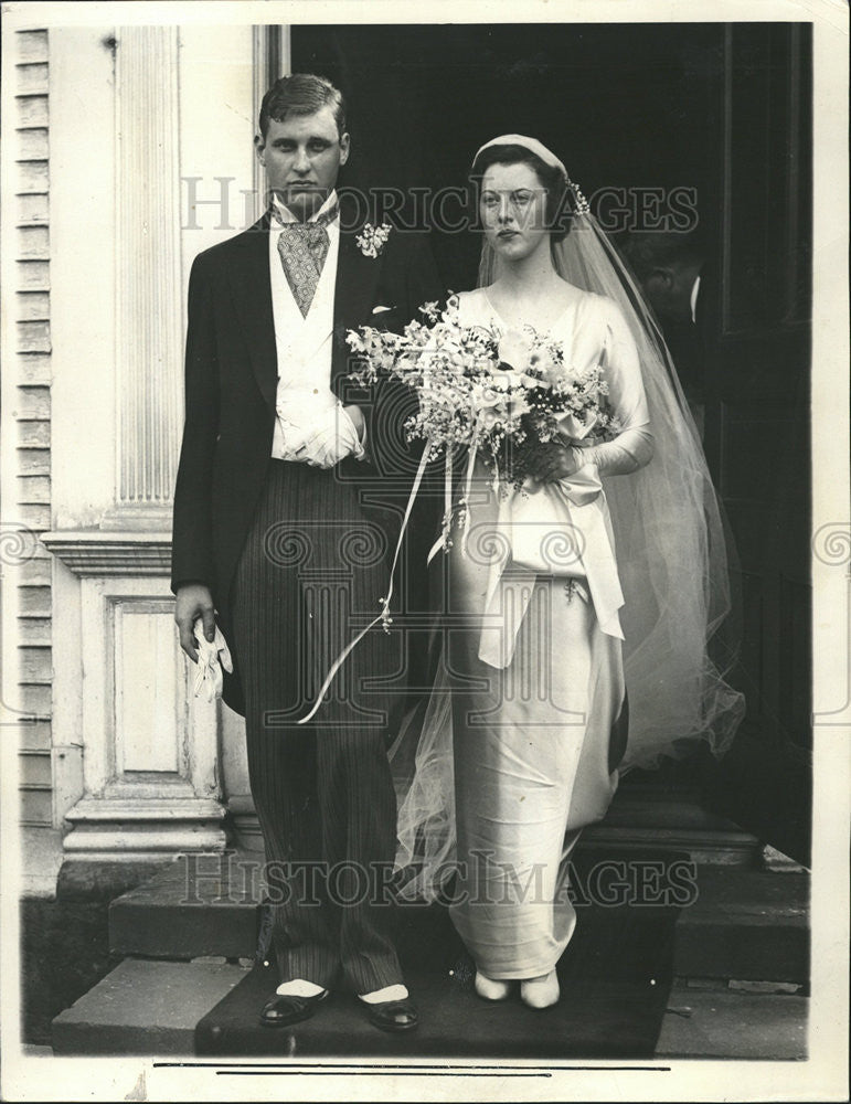 1934 Press Photo John Jacob Astor American Businessman &amp; Wife - Historic Images