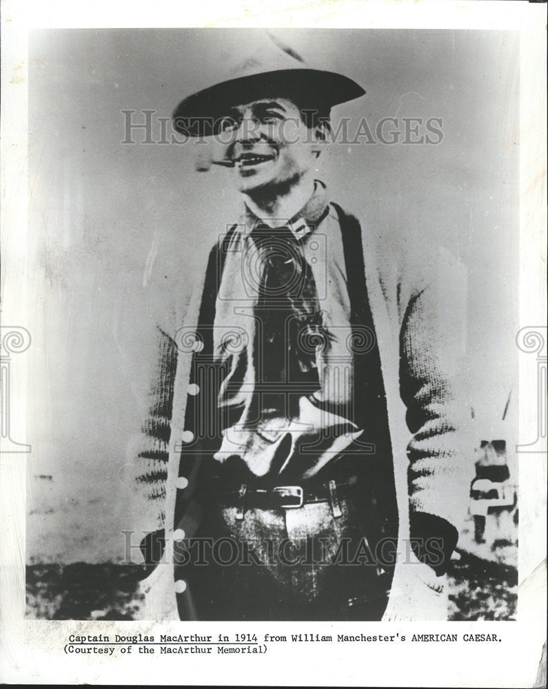 1978 Press Photo Captain Douglas MacArthur Williams Mancheste American Caesar - Historic Images