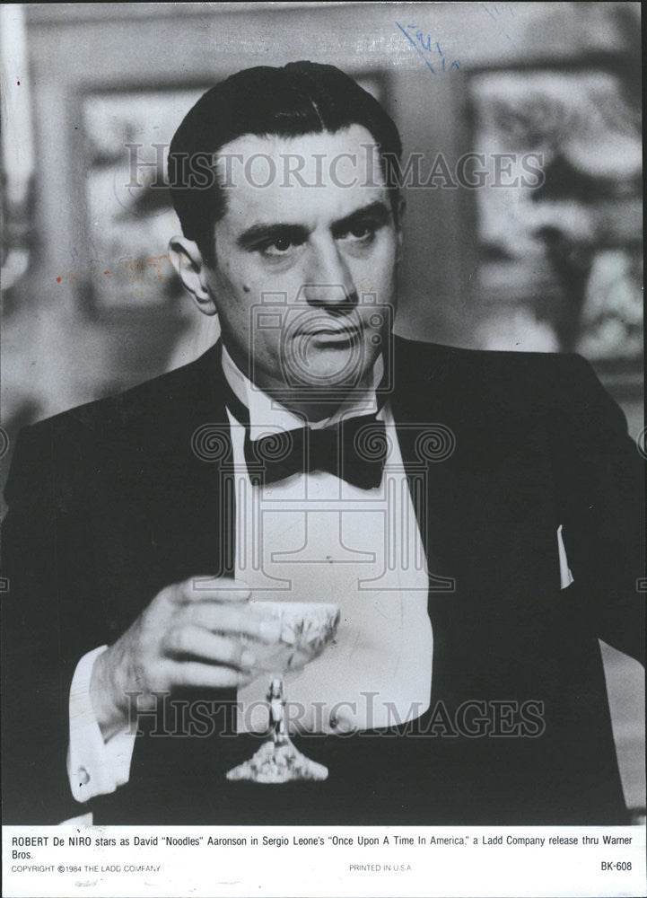 1987 Press Photo Robert Niro Stars David Aaronson Once Upon A Time In America - Historic Images