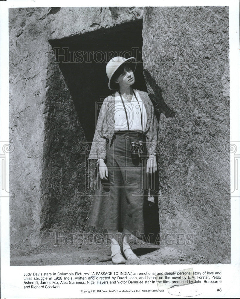 1985 Press Photo Judy Davis Star A Passage To India Emotional Story Of Love - Historic Images