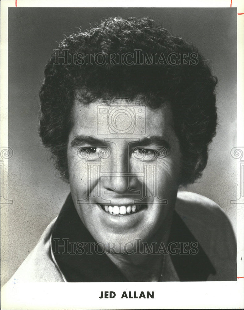 1981 Press Photo Famous, American Actor, Jed Allan, is Pictured Above - Historic Images