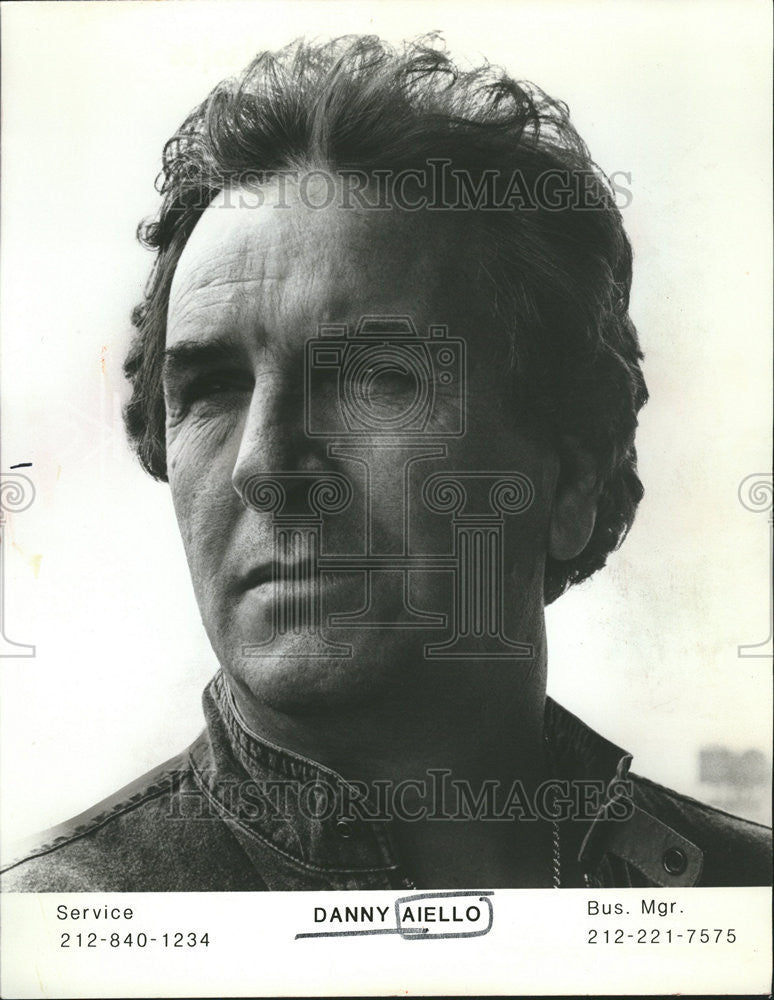 1985 Press Photo Danny Aiello entertainer - Historic Images