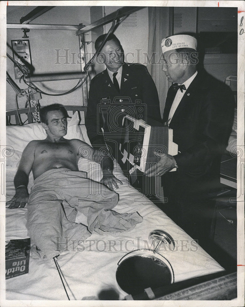 1968 Press Photo Fitzsimons General Hospital American Disabled Veterans Colorado - Historic Images