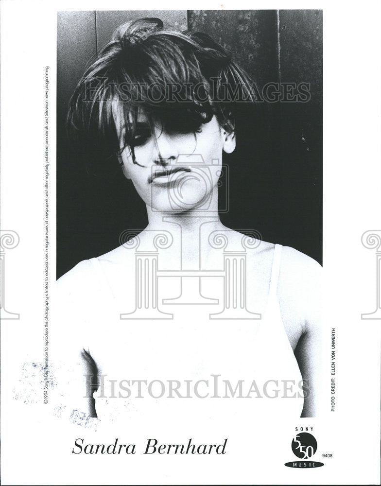 1994 Press Photo Sandra Bernhard American Comedian Singer Actress Author - Historic Images