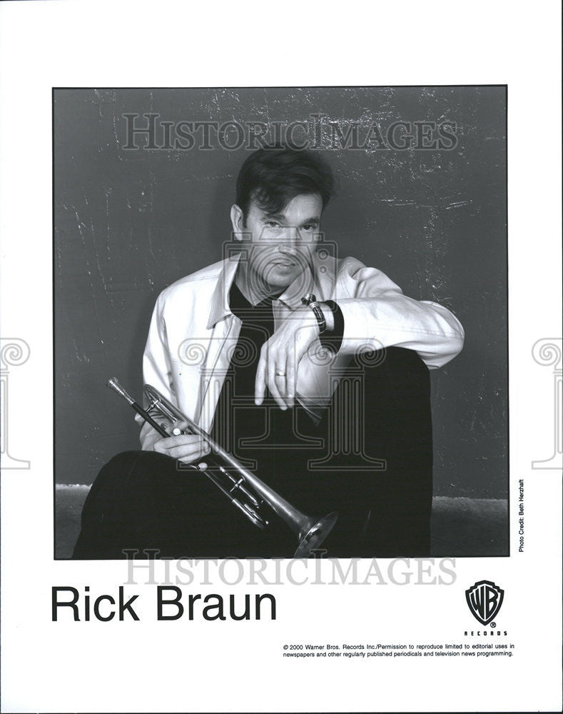 2001 Press Photo Rick Braun American Smooth Jazz Trumpet Player - Historic Images