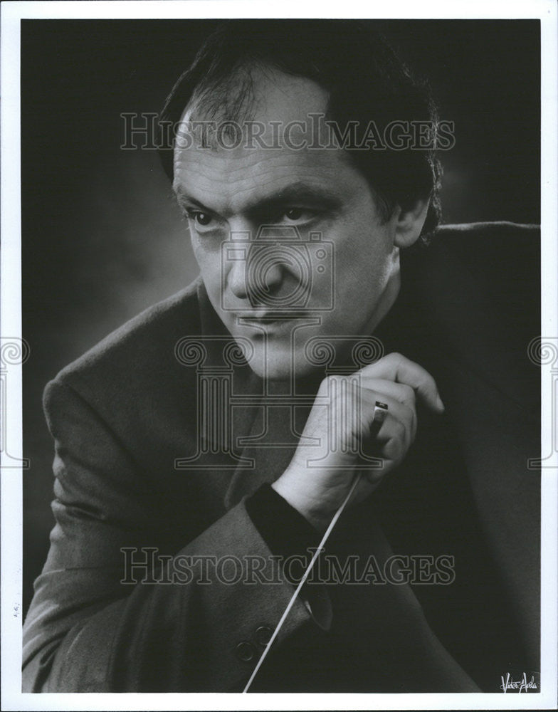 1992 Press Photo John DeMain American conductor Madison Symphony Orchestra - Historic Images