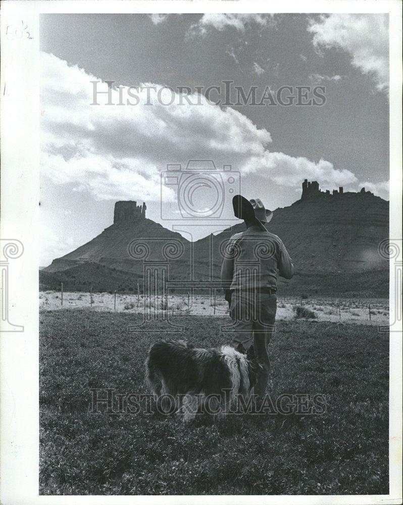 1972 Press Photo BATES WILSON FOREST SERVICE U.S - Historic Images