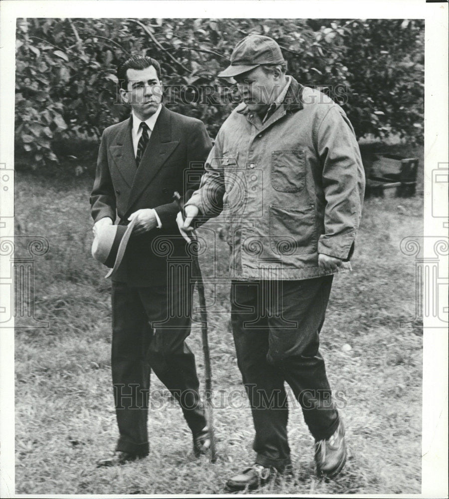 1984 Press Photo Peter Riegert John Harkins - Historic Images