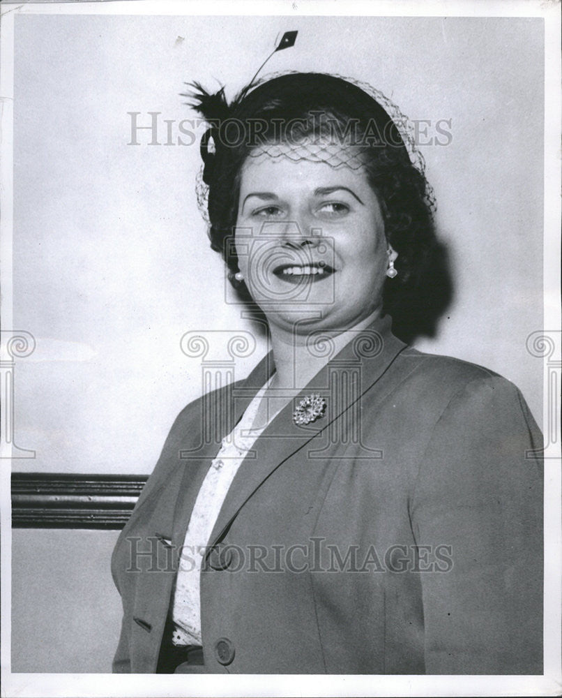 1954 Press Photo Betty White Ritchie wife of hoodlum Donald Ritchie - Historic Images