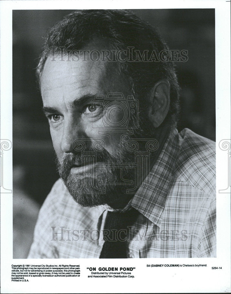 1981 Press Photo Dabney Coleman Stars In On Golden Pond - Historic Images