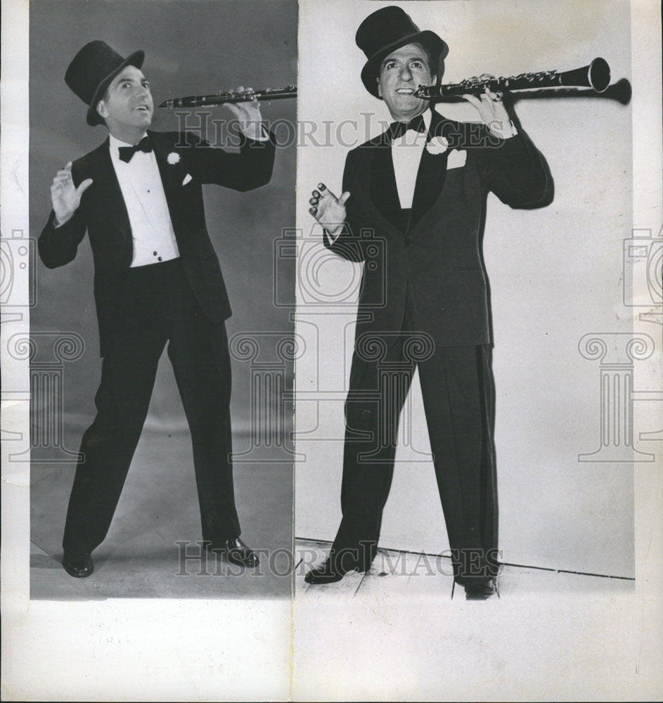 1946 Press Photo Ted Lewis Broadway Dance man song Lewis Trademark - Historic Images