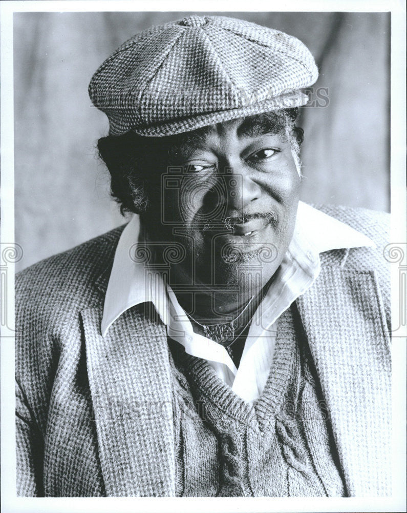 1988 Press Photo Chicago Blues Singer Guitarist Harmonica Big Daddy Kinsey - Historic Images