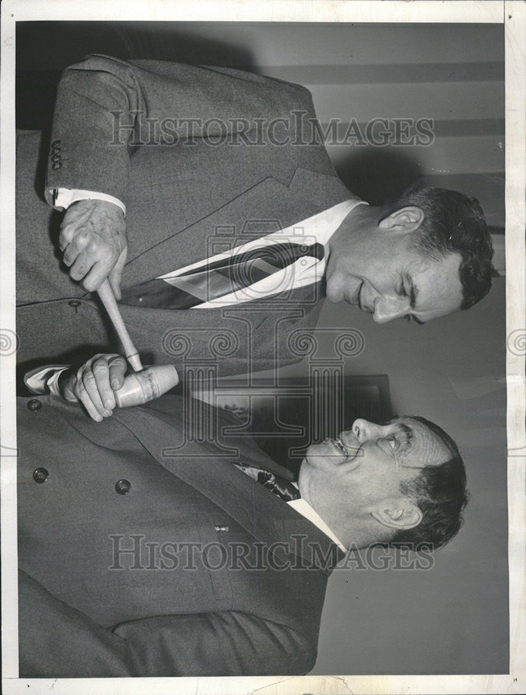 1953 Press Photo Ted Mack American Television Radio Host Entertainer - Historic Images