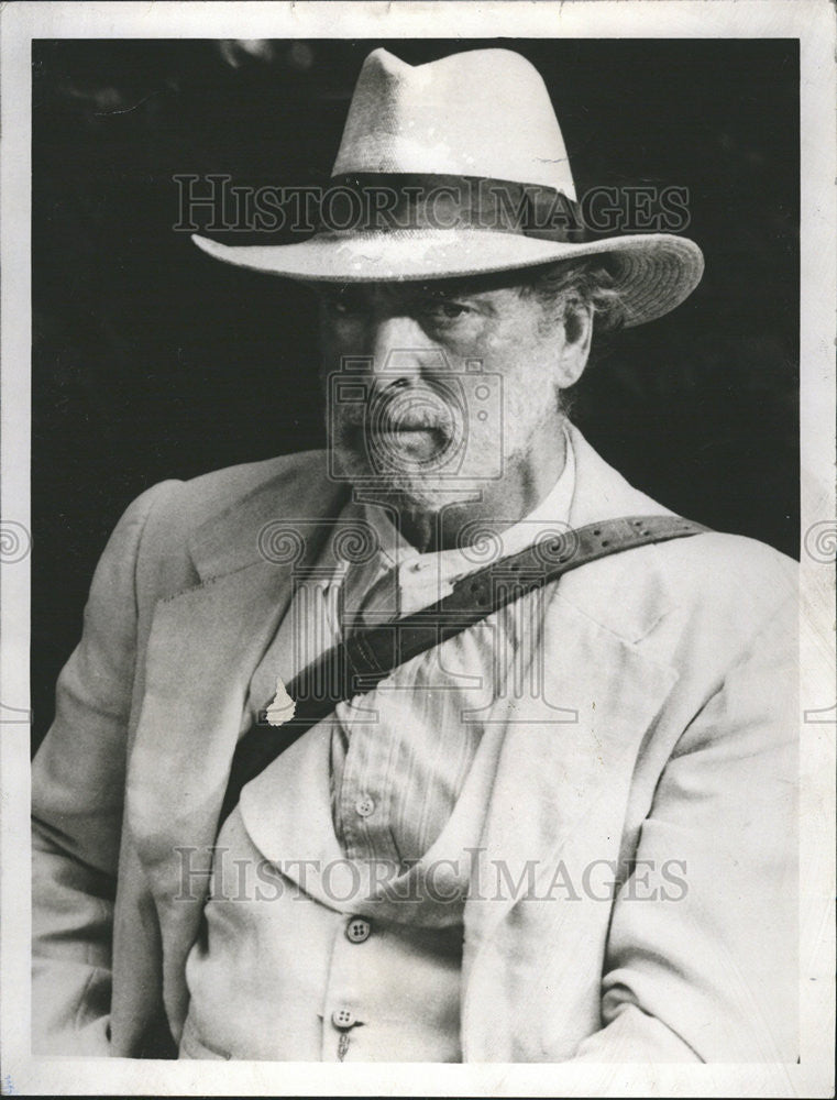 1980 Press Photo Actor Burt Lancaster  Stars In The Island of Dr. Moreau - Historic Images