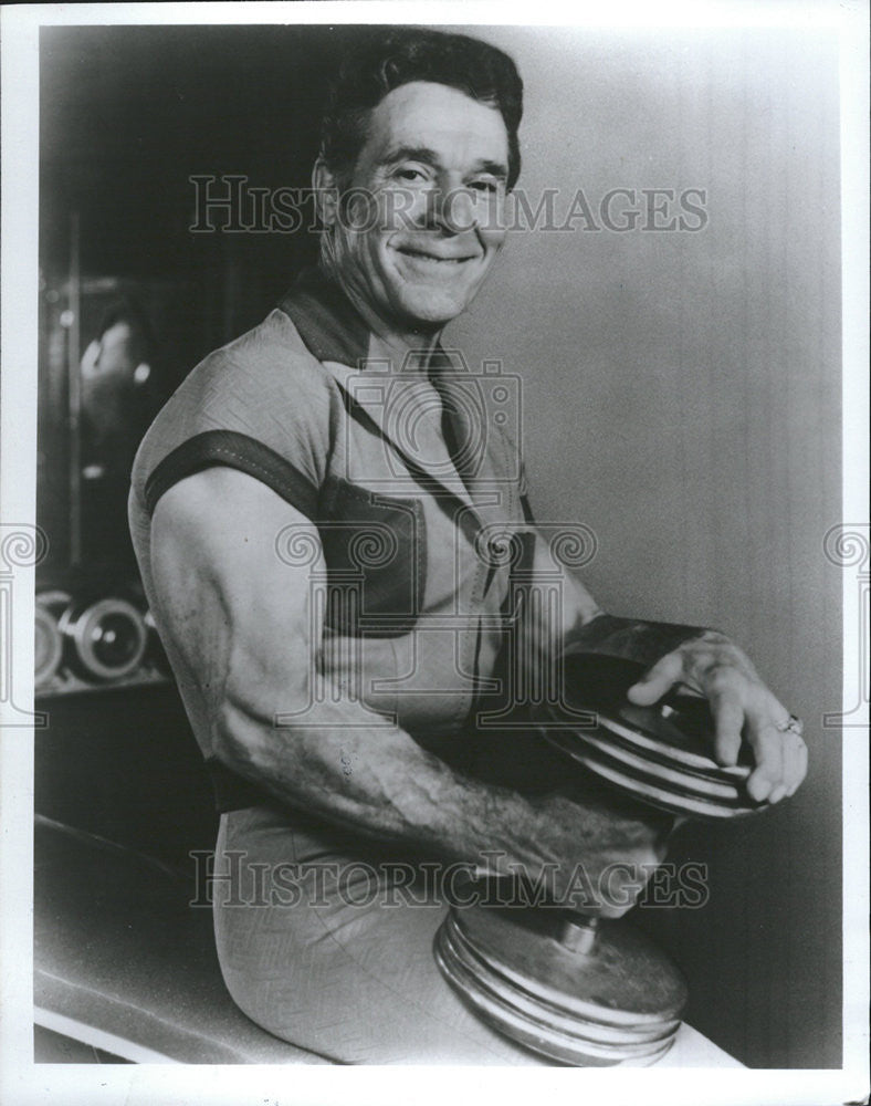 1991 Press Photo Francois Henri Jack LaLanne fitness exercise nutritional expert - Historic Images