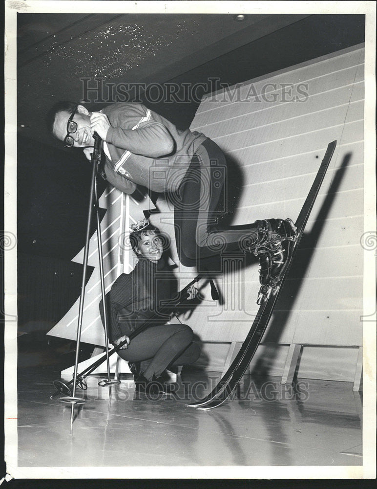 1964 Press Photo Barbel Carste Arthur Furrer - Historic Images