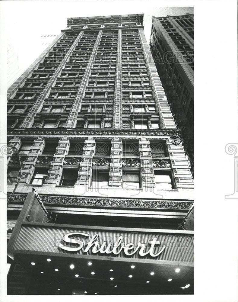 1980 Press Photo Shubert Theater Chicago - Historic Images