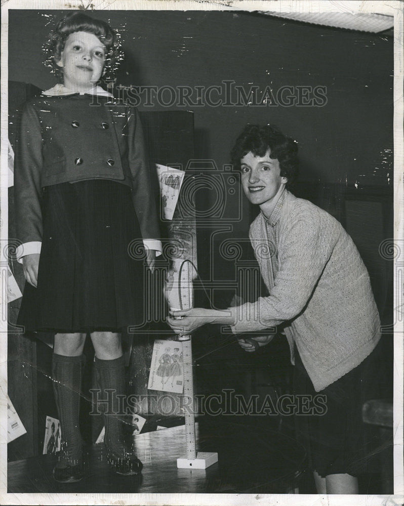 1962 Press Photo Hickory Dickory Chicago Vocational High school Artist Fashion - Historic Images