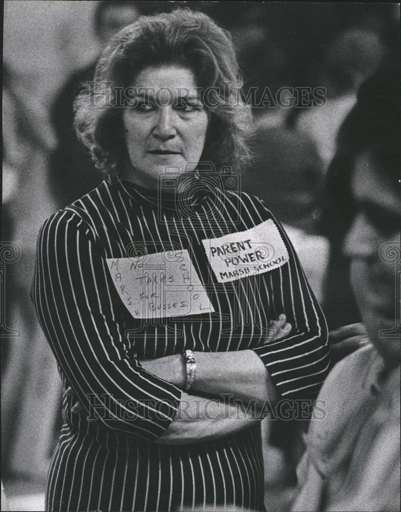 1968 Press Photo Bishop McManus Catholic school board schools Parent Power - Historic Images