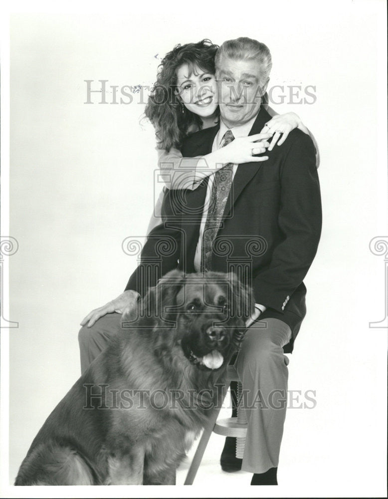 1993 Press Photo Lisa Rieffel Richard Mulligan Empty Nest - Historic Images