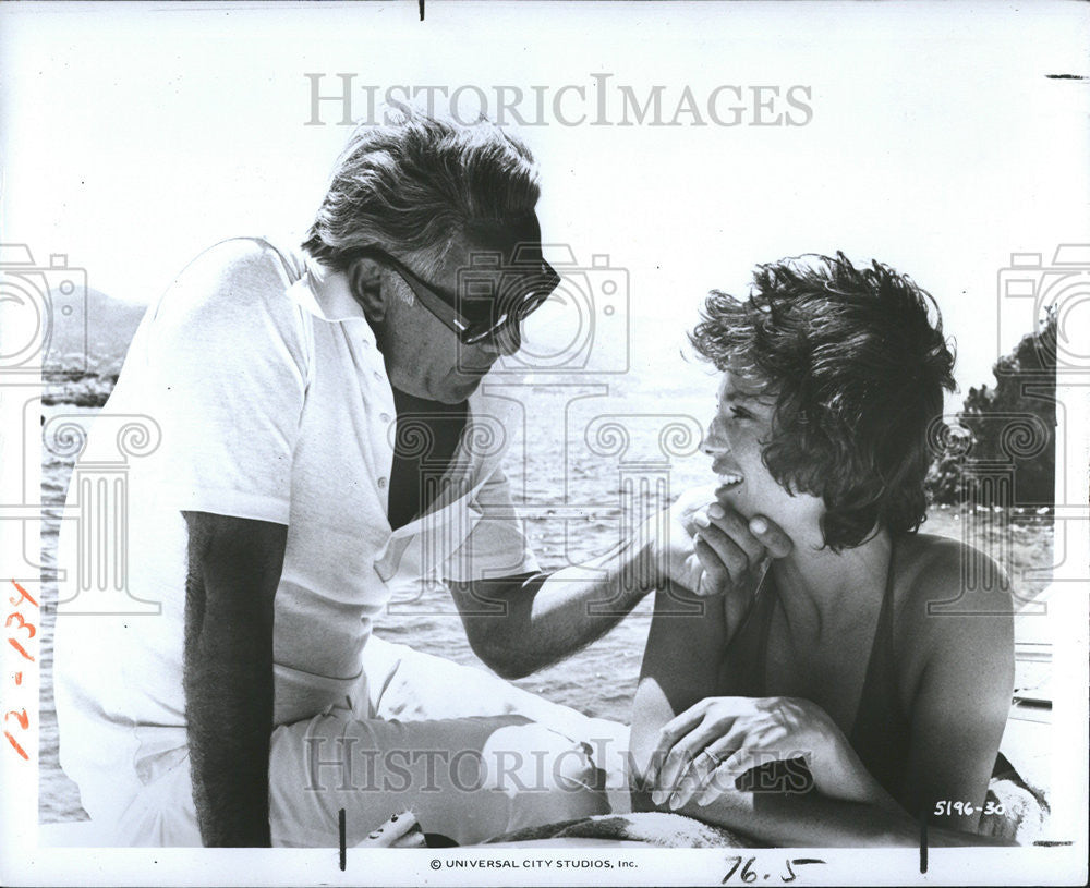 1998 Press Photo Anthony Quinn Jacqueline Bissett Greek Tycoon - Historic Images