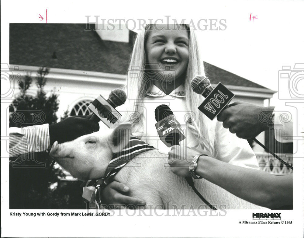 1995 Press Photo Kristy Young Gordy Mark Lewis Gordy Miramax Film - Historic Images