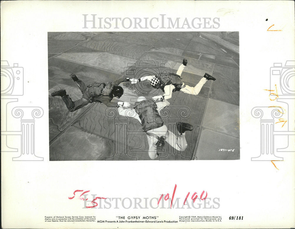 1969 Press Photo Movie The Gypsy Moths - Historic Images