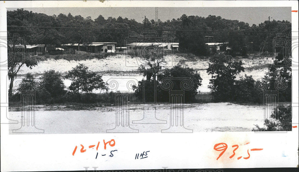 1976 Press Photo Leisure Lake Mobile Home Park/Florida/Trailers - Historic Images