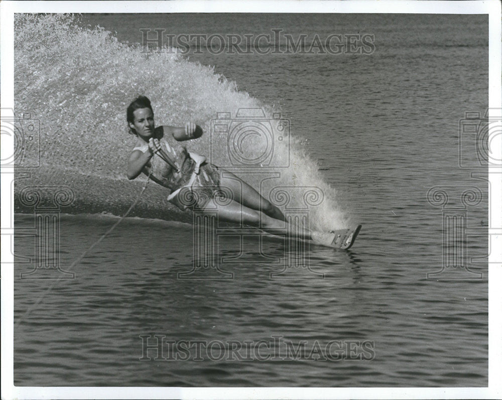 1958 Press Photo Cypress Gardens Florida Ann Louise Corbett Louisiana State - Historic Images